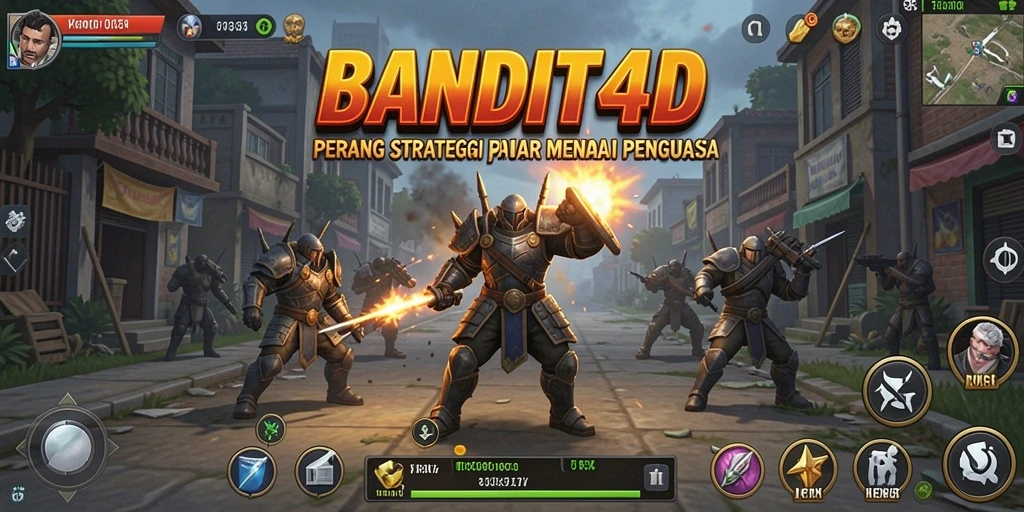 Tampilan gameplay BANDIT4D yang menarik dan penuh aksi.