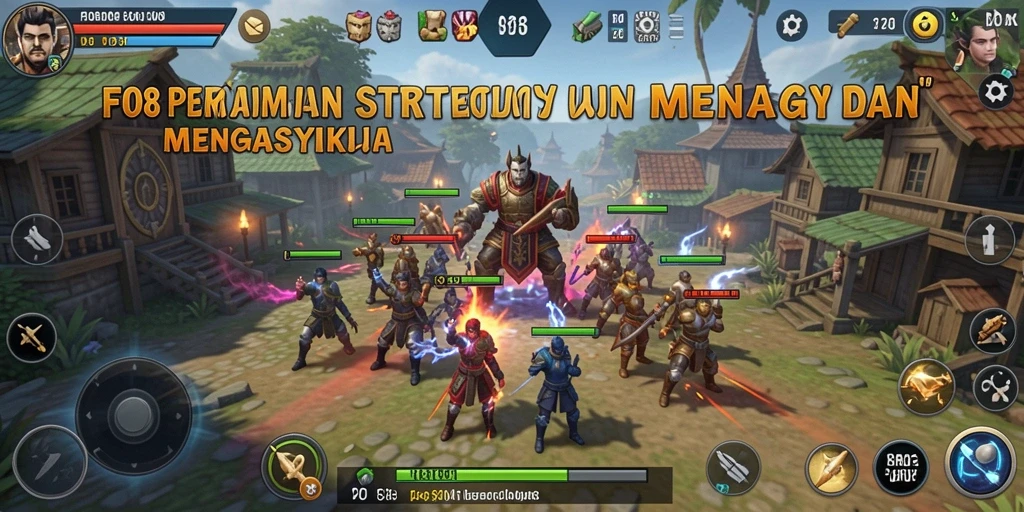 Tampilan gameplay menarik dari F08 saat pertarungan strategis.