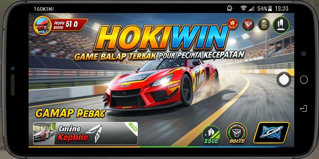 Gameplay balap mendebarkan di HOKIWIN dengan grafik yang memukau.