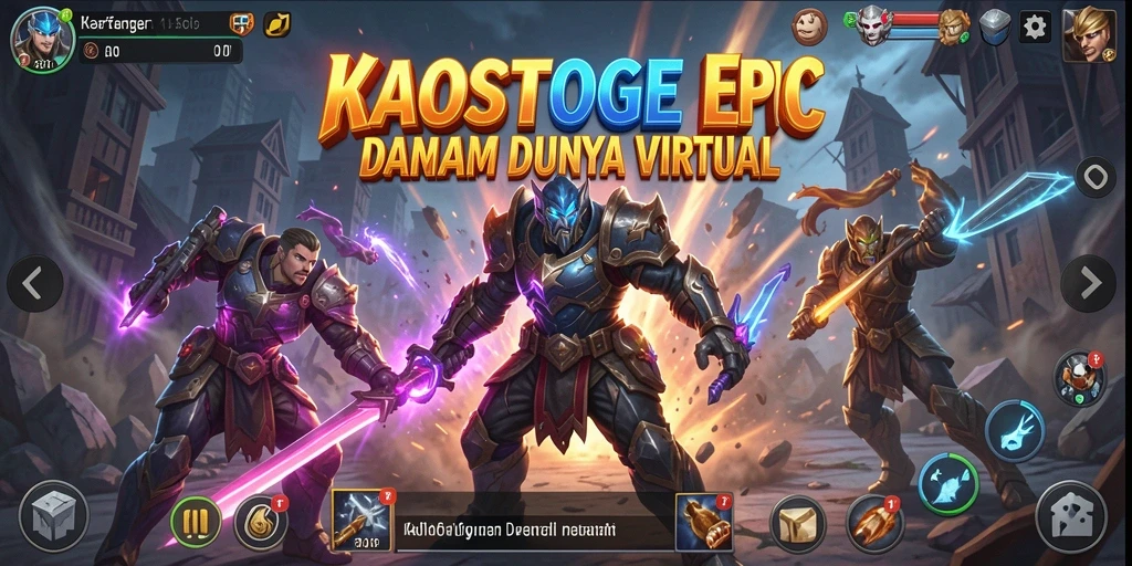 Tampilan menarik dari pertarungan epik KAOSTOGEL.