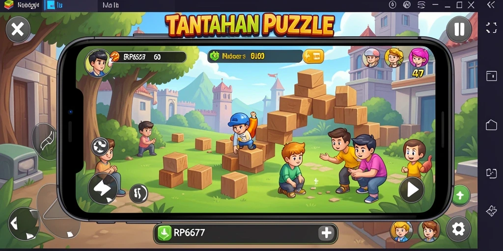 Tampilan gameplay RP6677 yang menantang dan seru.