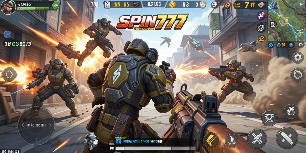 Tampilan gameplay SPIN777 yang seru dan menegangkan.